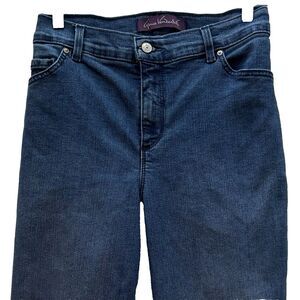 Gloria Vanderbilt Amanda Jeans, 14W (39" x 29") Light to Medium Wash, Exc. Cond.